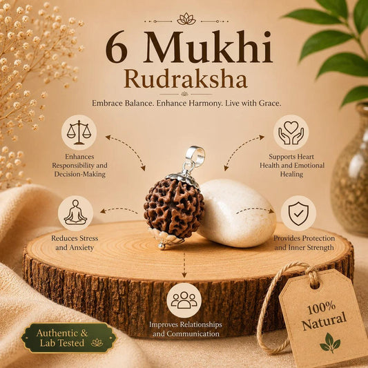 6 mukhi Rudraksh