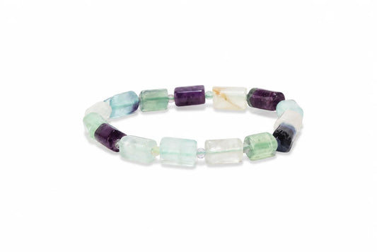 Fluorite Tube Bracelet
