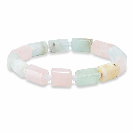 Morganite Tube Bracelet