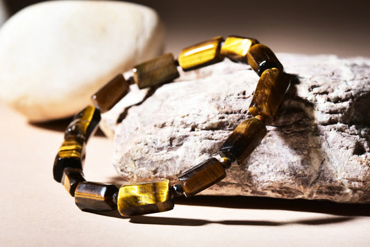 Tiger Eye Tube Bracelet