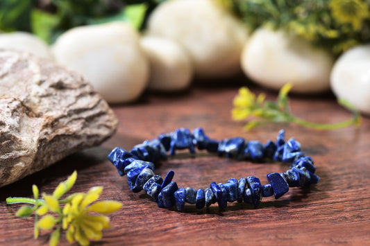Lapis Lazuli Chip Bracelet