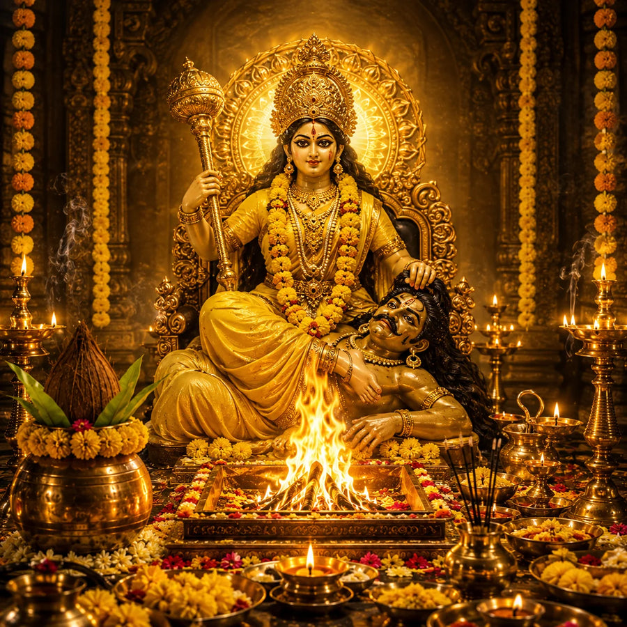 Maa Baglamukhi Puja