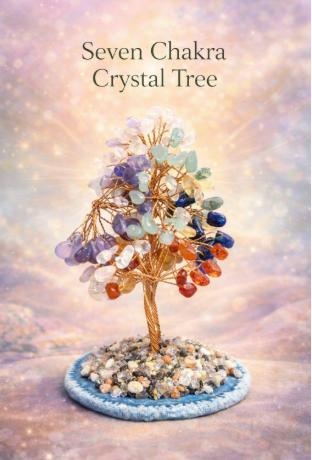 Seven Chakra Crystal Tree