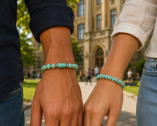 Amazonite Combo Bracelets for His and Her