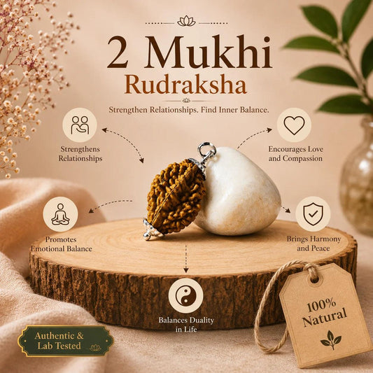 2 mukhi Rudraksh