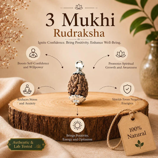 3 mukhi Rudraksh