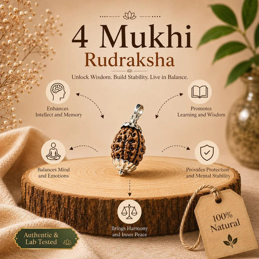4 mukhi Rudraksh